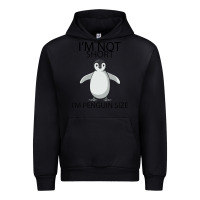 Black I'm Not Short I'm Penguin Size Urban Hoodie - Bettercallsaul