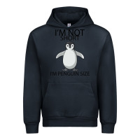 Navy I'm Not Short I'm Penguin Size Urban Hoodie - Bettercallsaul