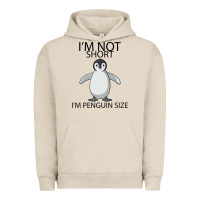 Pigment French Oak I'm Not Short I'm Penguin Size Urban Hoodie - Bettercallsaul