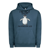 Pigment Midnight Navy I'm Not Short I'm Penguin Size Urban Hoodie - Bettercallsaul