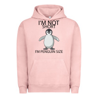 Pigment Salmon I'm Not Short I'm Penguin Size Urban Hoodie - Bettercallsaul