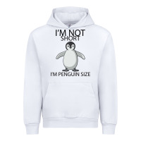 White I'm Not Short I'm Penguin Size Urban Hoodie - Bettercallsaul