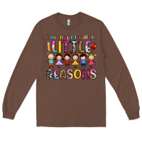 Chestnut i love my job for all the little reasons Long Sleeve Tee - Artiststas