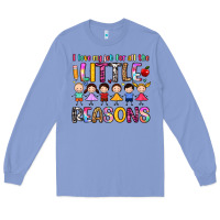 Colony Blue i love my job for all the little reasons Long Sleeve Tee - Artiststas