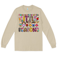 Mushroom i love my job for all the little reasons Long Sleeve Tee - Artiststas