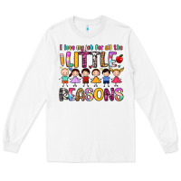 White i love my job for all the little reasons Long Sleeve Tee - Artiststas