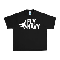 Black fly navy Urban Heavy Tee - DesigneFamous