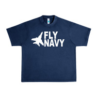 Navy fly navy Urban Heavy Tee - DesigneFamous