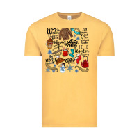 Vintage Mustard winter festive essentials Vintage Tee - CowhideDigitalArt