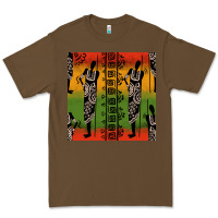 Cacao african silhouette seamless pattern Premium Tee - BundleAndBundleShop