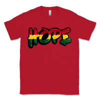 Red Juneteenth hope Classic Tee - FaDigitalArtStudio