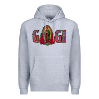 Heather Grey Gigi Lady Of Guadalupe Premium Hoodie - Jasminsmagicworld
