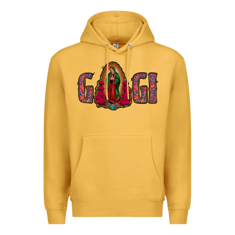 Gigi Lady Of Guadalupe Premium Hoodie by Jasminsmagicworld | Teevron