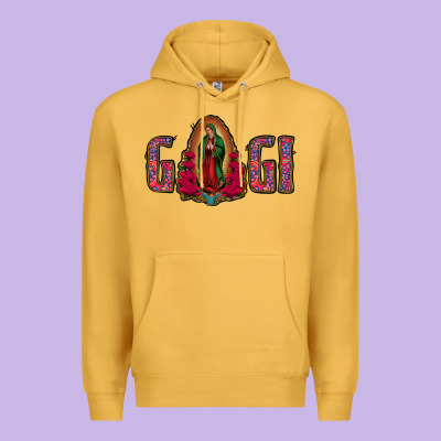 Gigi Lady Of Guadalupe Premium Hoodie Designed By Jasminsmagicworld