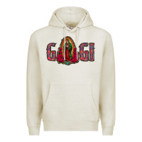 Oatmeal Heather Gigi Lady Of Guadalupe Premium Hoodie - Jasminsmagicworld