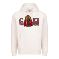 Pale Pink Gigi Lady Of Guadalupe Premium Hoodie - Jasminsmagicworld