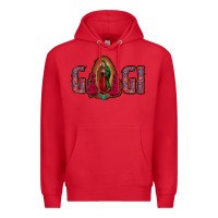 Red Gigi Lady Of Guadalupe Premium Hoodie - Jasminsmagicworld