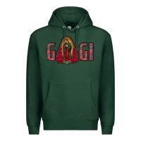 Sports Green Gigi Lady Of Guadalupe Premium Hoodie - Jasminsmagicworld