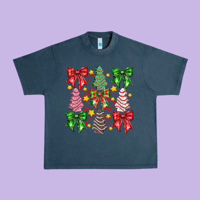 Festive Holiday Decor Urban Heavy Tee Designed By Cowhidedigitalart