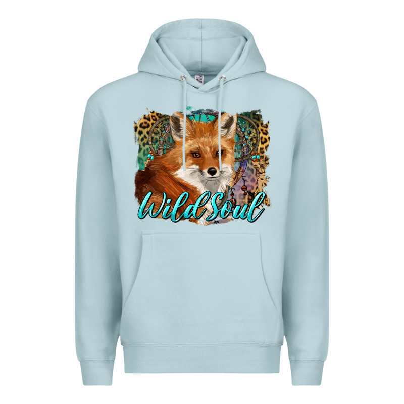 Wild Soul Fox With Dream Catcher Premium Hoodie by BarkalooDesign | Teevron