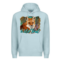 Blue Mist wild soul fox with dream catcher Premium Hoodie - BarkalooDesign