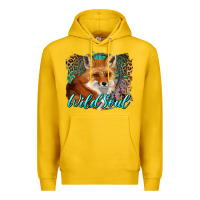 Lemon wild soul fox with dream catcher Premium Hoodie - BarkalooDesign