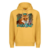 Mustard wild soul fox with dream catcher Premium Hoodie - BarkalooDesign