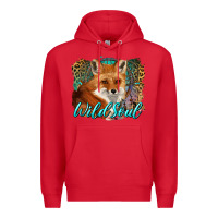 Red wild soul fox with dream catcher Premium Hoodie - BarkalooDesign