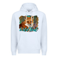 White wild soul fox with dream catcher Premium Hoodie - BarkalooDesign