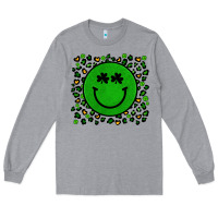 Heather Grey st patrick s day artiststas Long Sleeve Tee - Artiststas