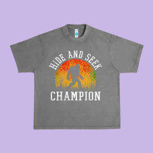 Hide And Seek Champion Urban Heavy Tee Designed By Designefamous