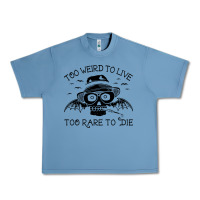 Pebble Blue hunter s thompson  fear and loathing in las vegas rare to die Urban Heavy Tee - DesigneFamous