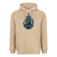 Mushroom Colorado Blue Spruce Heavyweight Hoodie - RanaPortraitStore