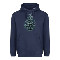 Navy Colorado Blue Spruce Heavyweight Hoodie - RanaPortraitStore