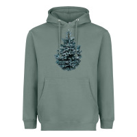 Sage Colorado Blue Spruce Heavyweight Hoodie - RanaPortraitStore