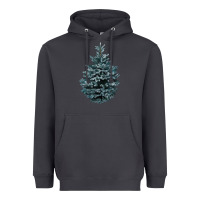 Smoke Colorado Blue Spruce Heavyweight Hoodie - RanaPortraitStore