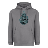 Storm Colorado Blue Spruce Heavyweight Hoodie - RanaPortraitStore