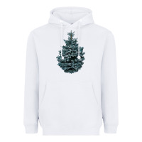 White Colorado Blue Spruce Heavyweight Hoodie - RanaPortraitStore