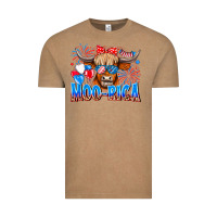 Vintage Coffee moo rica Vintage Tee - CowhideDigitalArt