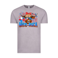 Vintage Zinc moo rica Vintage Tee - CowhideDigitalArt