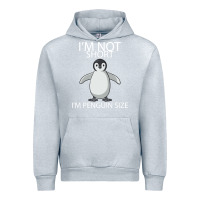 Heather Grey I'm Not Short I'm Penguin Size Urban Hoodie - Bettercallsaul