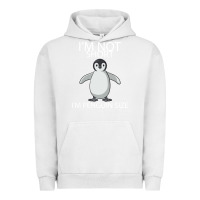 Pigment Lunar Rock I'm Not Short I'm Penguin Size Urban Hoodie - Bettercallsaul