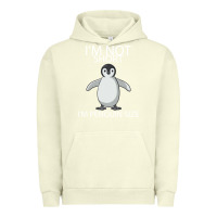 Pigment Pistachio I'm Not Short I'm Penguin Size Urban Hoodie - Bettercallsaul