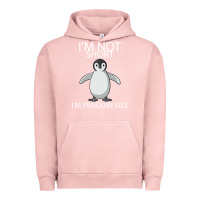 Pigment Salmon I'm Not Short I'm Penguin Size Urban Hoodie - Bettercallsaul
