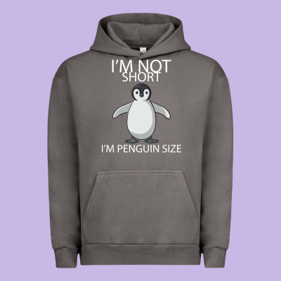 I'm Not Short I'm Penguin Size Urban Hoodie Designed By Bettercallsaul