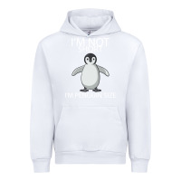 White I'm Not Short I'm Penguin Size Urban Hoodie - Bettercallsaul