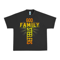 Pigment Black god family steeler shirt father's day gift tee t shirt Urban Heavy Tee - DesigneFamous