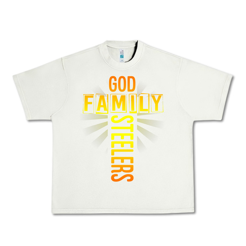 God Family Steeler Shirt Father's Day Gift Tee T Shirt Urban Heavy Tee by DesigneFamous | Teevron