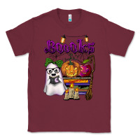 Burgundy boooks Classic Tee - BarkalooDesign