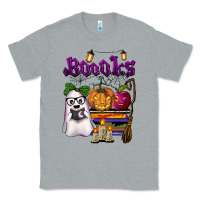 Heather Grey boooks Classic Tee - BarkalooDesign